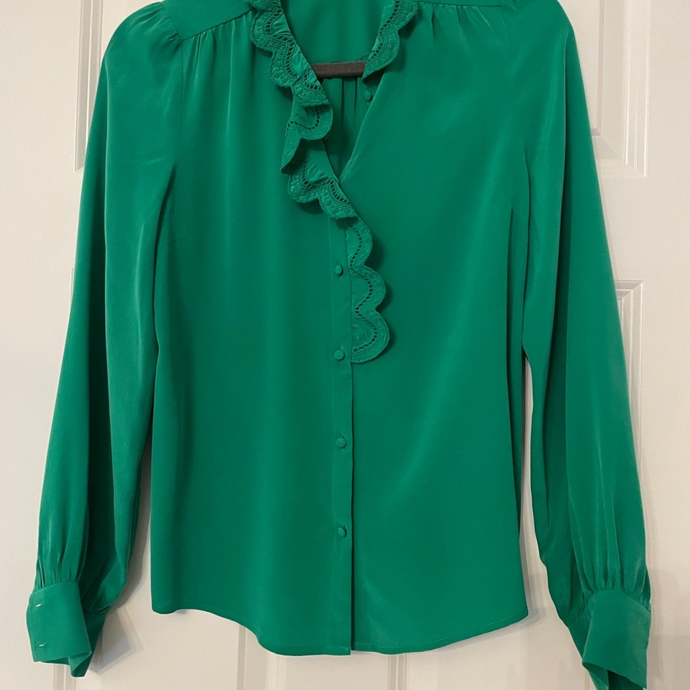 Sezane Silk Chlo Blouse